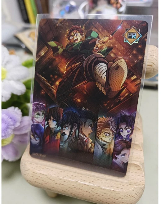 쿠쿠스토어 Kayou Demon Slayer 프로모션 카드 PR001-003 풀 시리즈 애니메이션 플래시 컬렉션 게임 어린, 01 China Mainland, 01 GMZR-PR-001