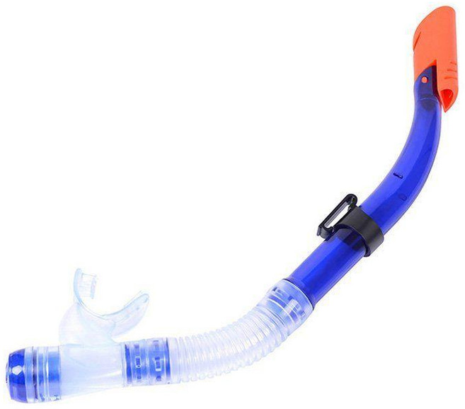 수영 훈련용 센터스노클드라이탑 호흡기 트레이닝 수영강습 스포츠 실내수영 실내 연습용, 반건조 튜브 - 노란색