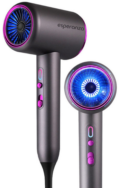 고출력 헤어 드라이어 2400W 에어샷 드라이기, STL-8878PRO, 그레이