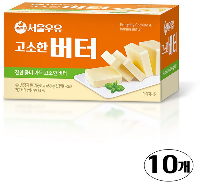 서울우유 고소한 버터_450g, 450g, 10개