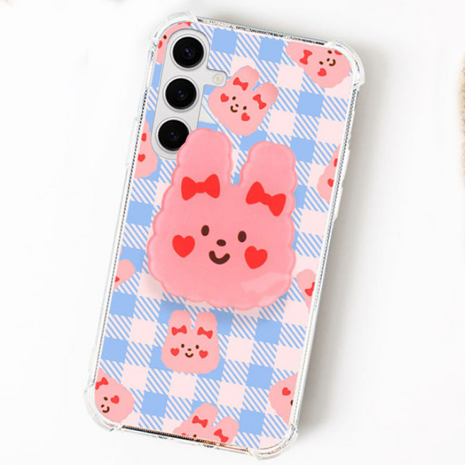 갤럭시 X커버5 캐릭터 스마트톡 + 방탄젤리 케이스 세트 상품 신비폰2 잼꾸러기폰 키즈폰 SM-G525N