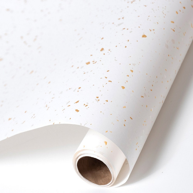 star starred 포장용 글리터 티끌지 롤(Roll) 43cm(폭) 3M(길이), 1개, 화이트