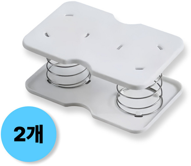 트렌드태그 티슈 푸셔 스프링 푸쉬 업, 2개, 화이트