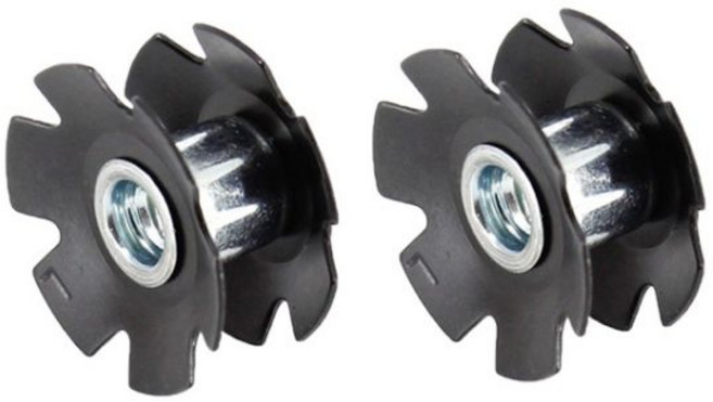 자전거 헤드업 MTB 탑 튜브 캡 나사 헤드셋 스페이서 커버 포크 링 프론트 1 1/8 인치 스템 와셔 스타 너트, 2pcs Star Nuts, 2pcs Star Nuts