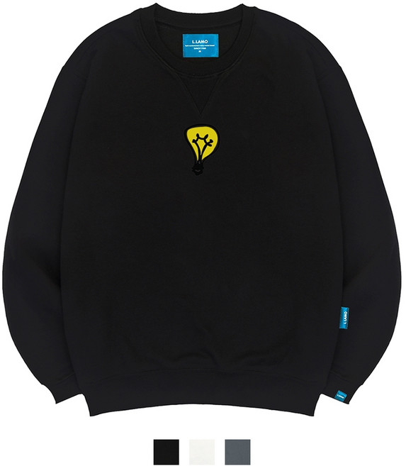 엘라모 기모M 전구 맨투맨 남녀공용 빅사이즈 S~4XL