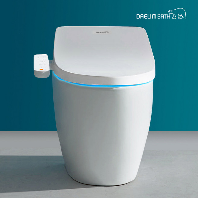 대림바스 신형 IPX7 방수 비데 풀터치 LED조명 올인원 쾌변유도 집중버블세정 마사지 DDS-S160A, 고객직접설치