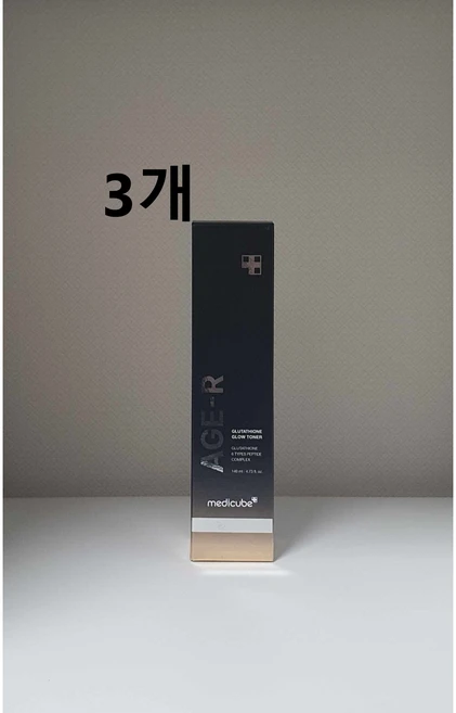 메디큐브 에이지알 글루타치온 글로우 토너, 3개, 140ml - 쿠팡