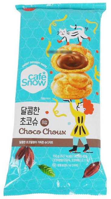 트루델마메이드초코슈 150G/삼립-8개, 초코슈150g, 8개, 150g