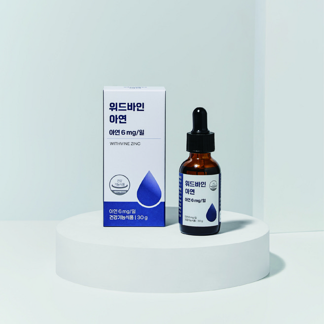 위드바인 아연 액상 (아연6mg X 100일분), 1개, 30g - 쿠팡