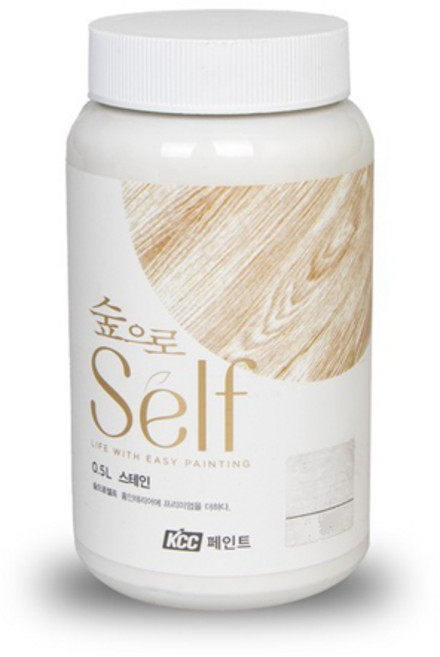 KCC 숲으로 셀프 스테인, 1개, 민트 무광, 500ml