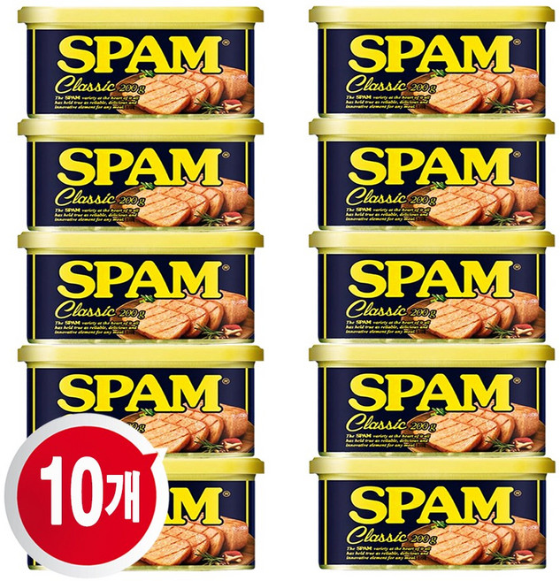 스팸 싱글 클래식, 200g, 10개