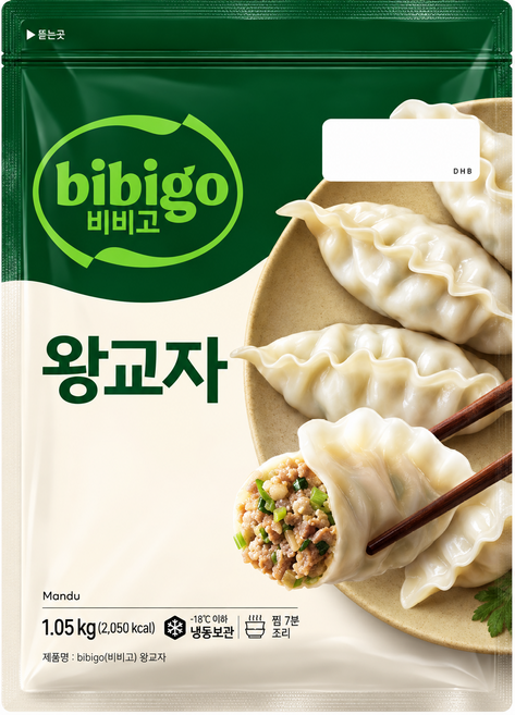 cj제일제당 비비고왕교자만두 비비고왕교자1.05kg*3봉 왕교자 고기만두, 1.05kg, 3개