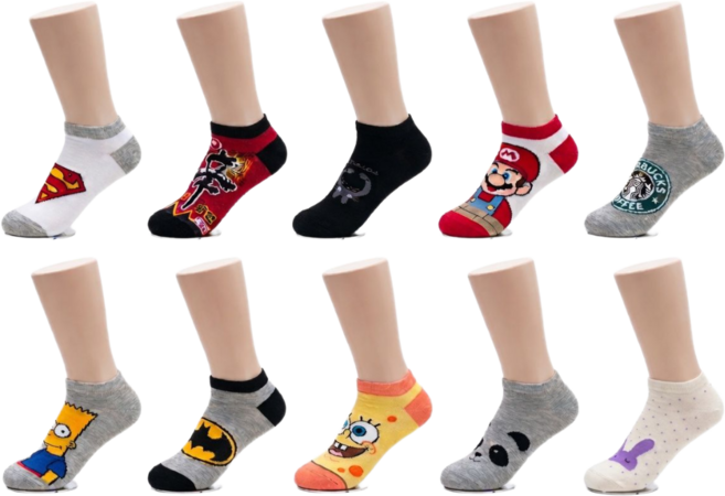 영스픽 국산 여성 발목양말 랜덤 10켤레 YS10175