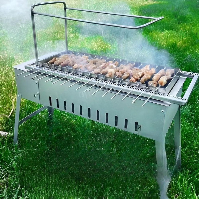 자동 양꼬치 기계 16칸 닭꼬치 회전 업소용 60꼬지, 상업용 11꼬치