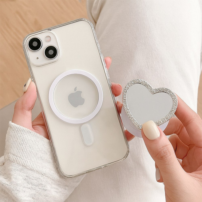 프렌티 맥세이프 거울 스마트톡, 1개, 하트