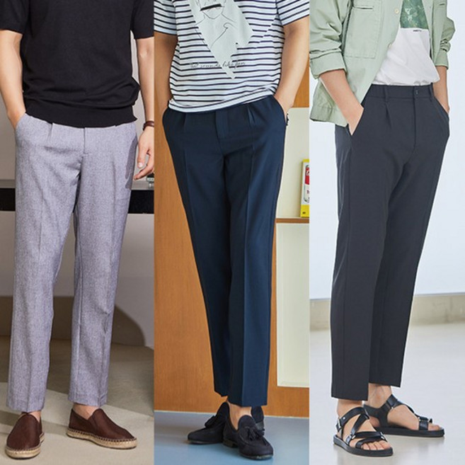 남성쿨링스판팬츠3종세트