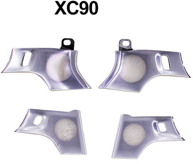 볼보 xc60 s90 v90 xc90 오디오 v60 s60 센터 스피커 수정 자동차 액세서리 용 자동차 스타일링, 10 XC90_01 2020-2022 s60