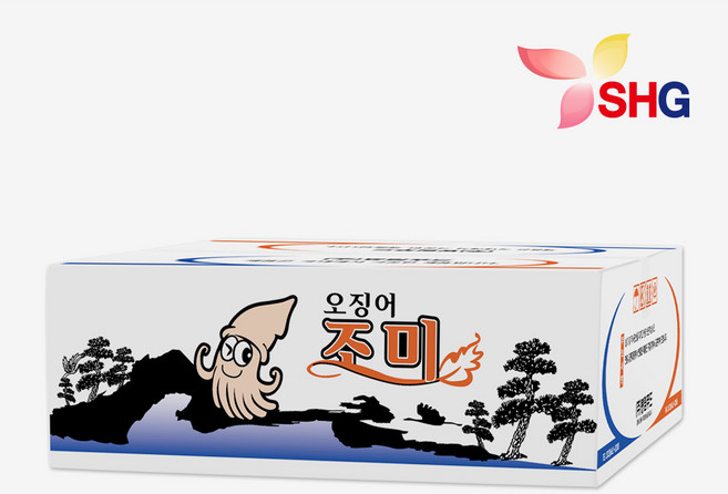 국내가공 백진미 조미오징어 10kg, 1박스