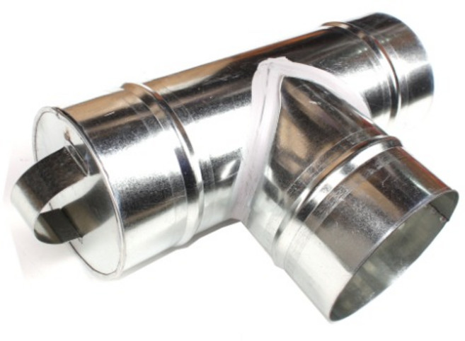 엘토로 스파이럴 125미리 청소용티 연통 난로 부자재, 125스파이럴청소용티