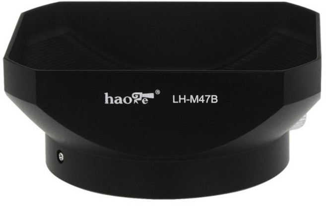 Haoge LH-SE1 라운드 금속 총검 렌즈 후드 쉐이드 소니 사이버 샷 DSC RX1 용 LHP-1 대체, 01 CHINA, 1개