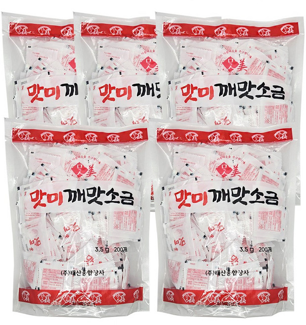 태산 맛미 깨맛소금 치킨순대소금, 1000개, 3.5g