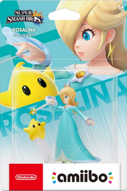 [닌텐도국내정품] 닌텐도 아미보 amiibo 슈퍼 마리오 시리즈 마리오 피치 공주 루이지 쿠파 아미보, 1개, 로젤리나&치코