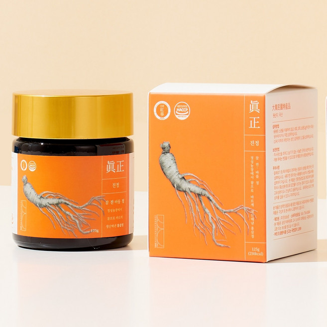 정성농장 홍삼정 125g 1병 단맛과 첨가물 없는 100% 순수홍삼, 1개
