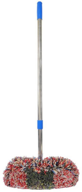 대형차 세차솔 2단 스텐봉 버스 트럭 청소 셀프 얼룩제거 자동차용 식당용 거품 봉걸레, 1개