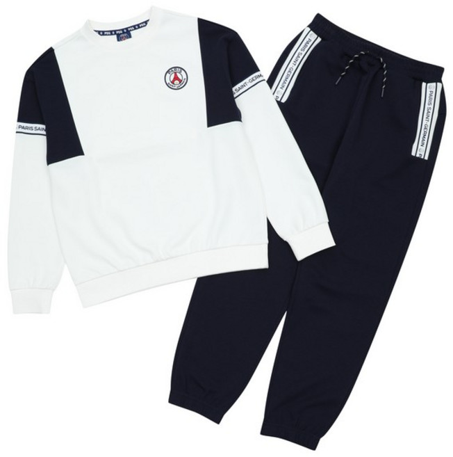 NC 백화점 / 에스핏 ** 간절기 키즈 주니어 남아 상하세트 ** PSG 테잎장식 세트 TR SJZ101MKTR76