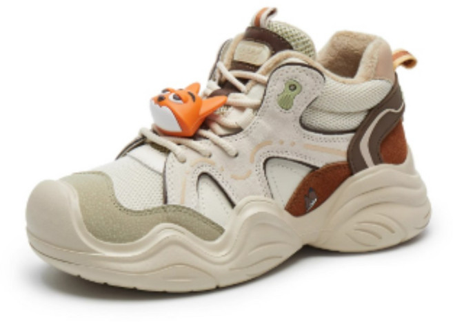 주토피아 콜라보레이션 선물 생일 친구 얼굴 귀여운 신발 여자 가을 겨울 융안감 기모 따뜻한스니커즈 운동화