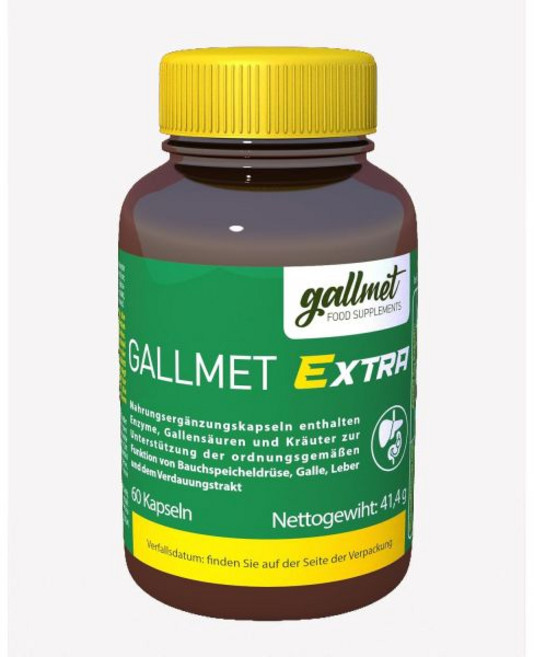 GALLMET 갈메트 담즙산 옥 담즙 60캡슐 복부 팽만 소화 효소 장 복구 유당불내증 지방간 위염 담낭 지원 소의 담즙염 보충제, GALLMET 갈메트 담즙산 옥 담즙 60캡슐 복부 팽, 1개