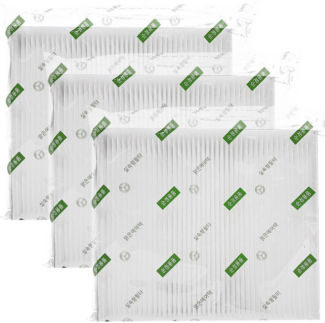 맑은필터 자동차 에어컨 필터, 3개, 078