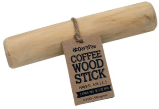 데이스포 강아지 커피나무 우드스틱 장난감, WOOD 스틱우드 L, 4개