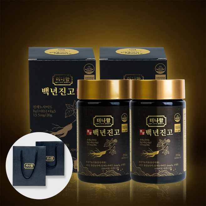 더나함 6년근 홍삼농축액 백년진고 (고급 쇼핑백 증정)