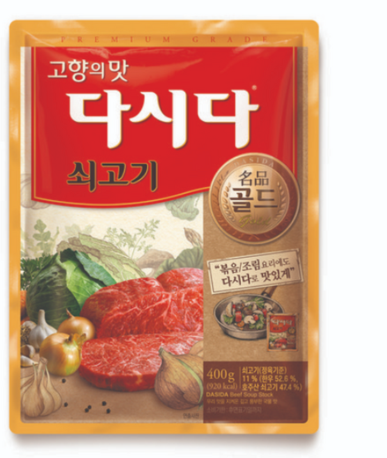 CJ 제일제당 다시다 골드 쇠고기, 400g, 9개