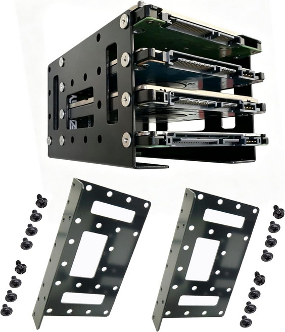 삼성 크리티컬 WD Seagate Kingston 25인치 SATA SSD 및 HDD용 ECOPMAX 25인치35인치 HDD 장착 브래킷 하드 드라이브 어댑터 홀더