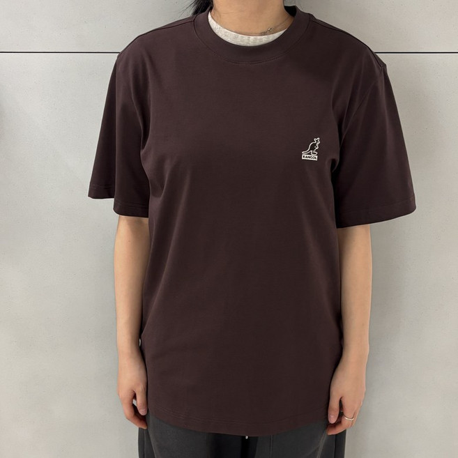 [국내정식매장] 캉골 반팔 티셔츠 Kangol 에센셜 2817 다크브라운