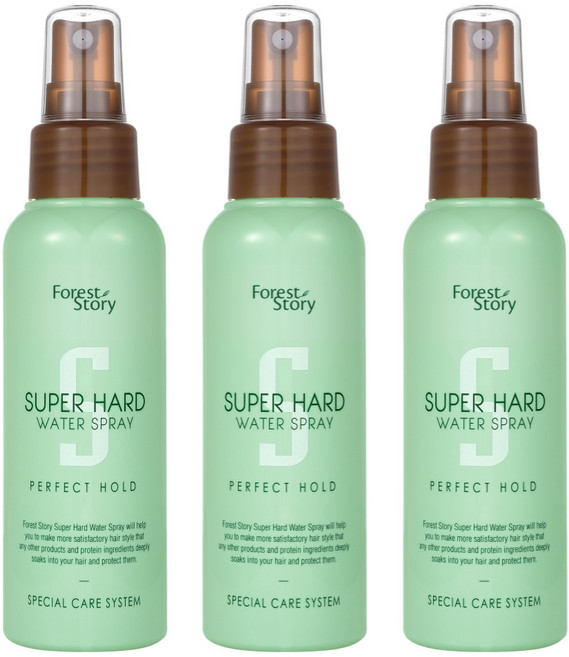 포레스트스토리 슈퍼 하드 워터 스프레이, 100ml, 3개