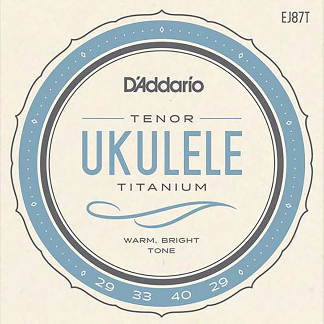 D’Addario EJ87T Tenor 26吋 烏克麗麗弦 鈦金屬材料 透明紫色, 1個