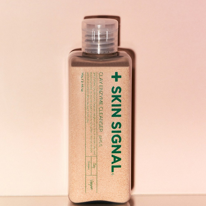 스킨시그널 핑크클레이 효소 클렌저 파우더, 70g, 1개