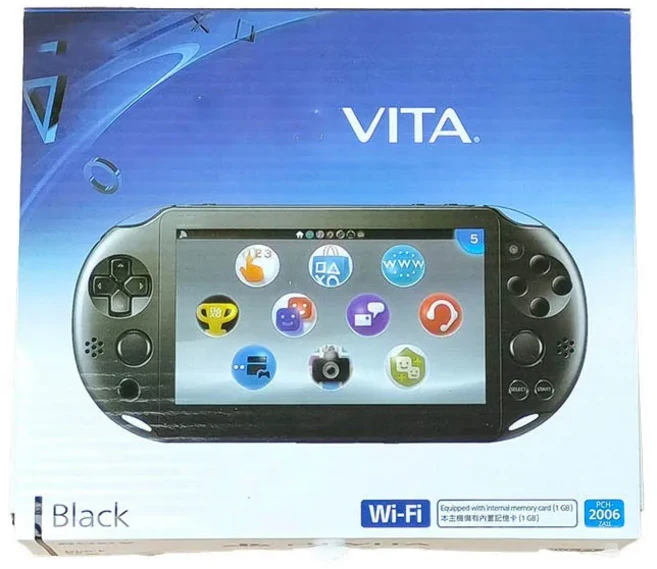 PSV 2000 게임 콘솔 용 교체 포장 상자 Psvita HK 버전 보호, 02 black