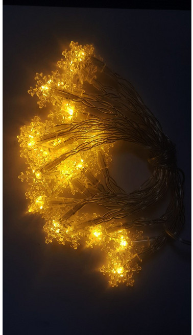 大林電子 星星燈 暖白色 USB供電 聖誕燈飾, 1個