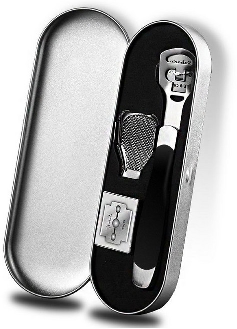 파보라보 굳은살 발각질 제거 콘커터 세트 블랙, 1세트