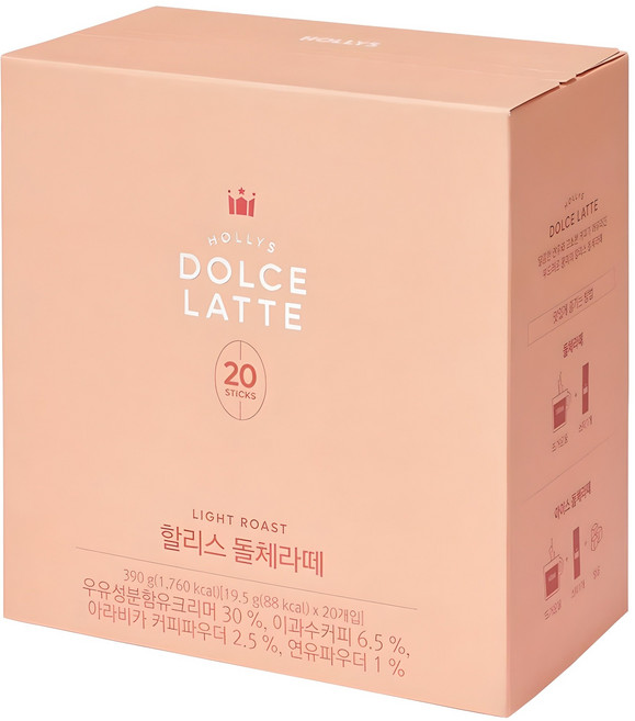할리스 돌체라떼 커피믹스, 19.5g, 20개입, 1개