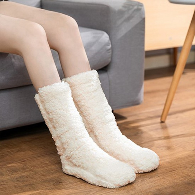 뽀글이 부츠양말 수면 실내 양말 레그워머 수족냉증 발 워머 수면양말