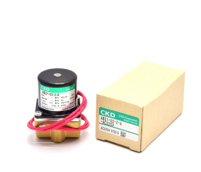 CKD 2WAY 솔레노이드 밸브 세차장 AB21-02-2-A (AC220V), 1개