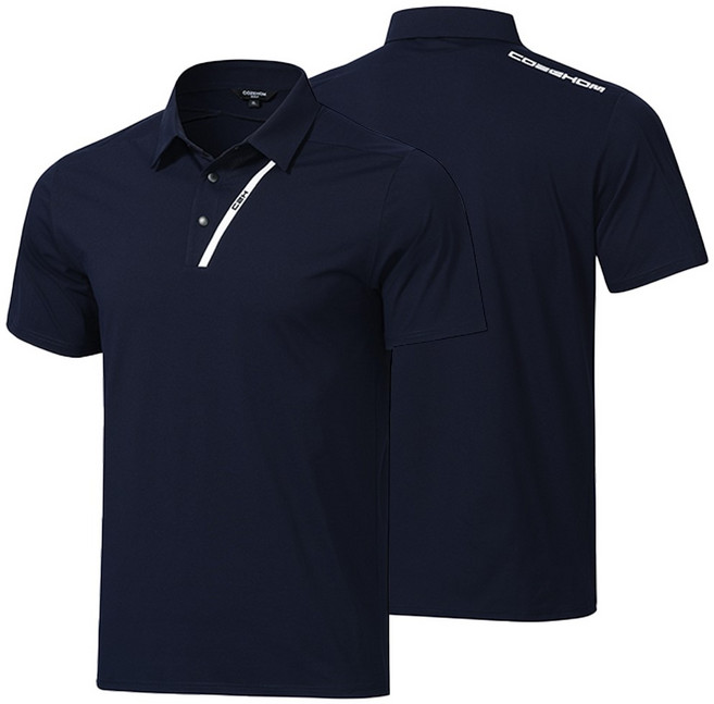 코즈홈 심플라인 폴로 쿨링 반팔 티셔츠 골프복 명품골프웨어