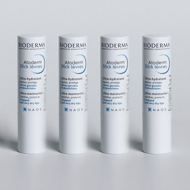 바이오더마 아토덤 스틱레브르 립밤, 4g, 4개