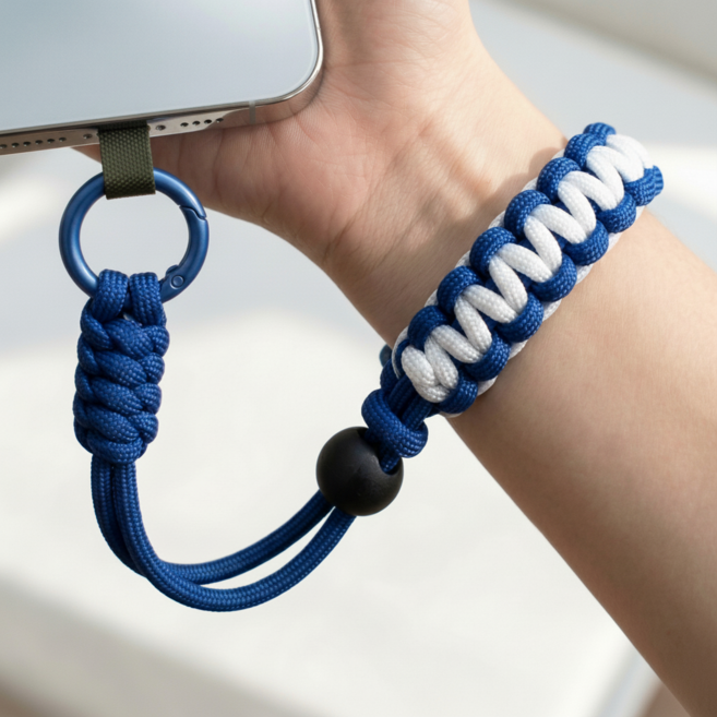 소미조이 도난방지 핸드폰 스트랩, 1개, 블루