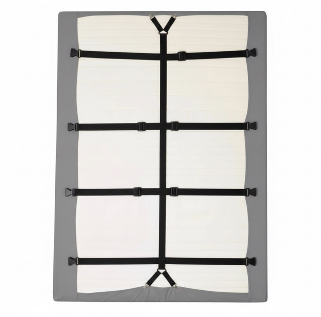 벨노아 밀림방지 침대 시트 패드 고정 클립, 1개, 블랙